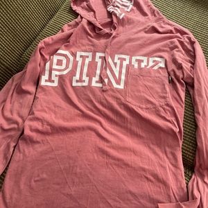 Pink hoodie